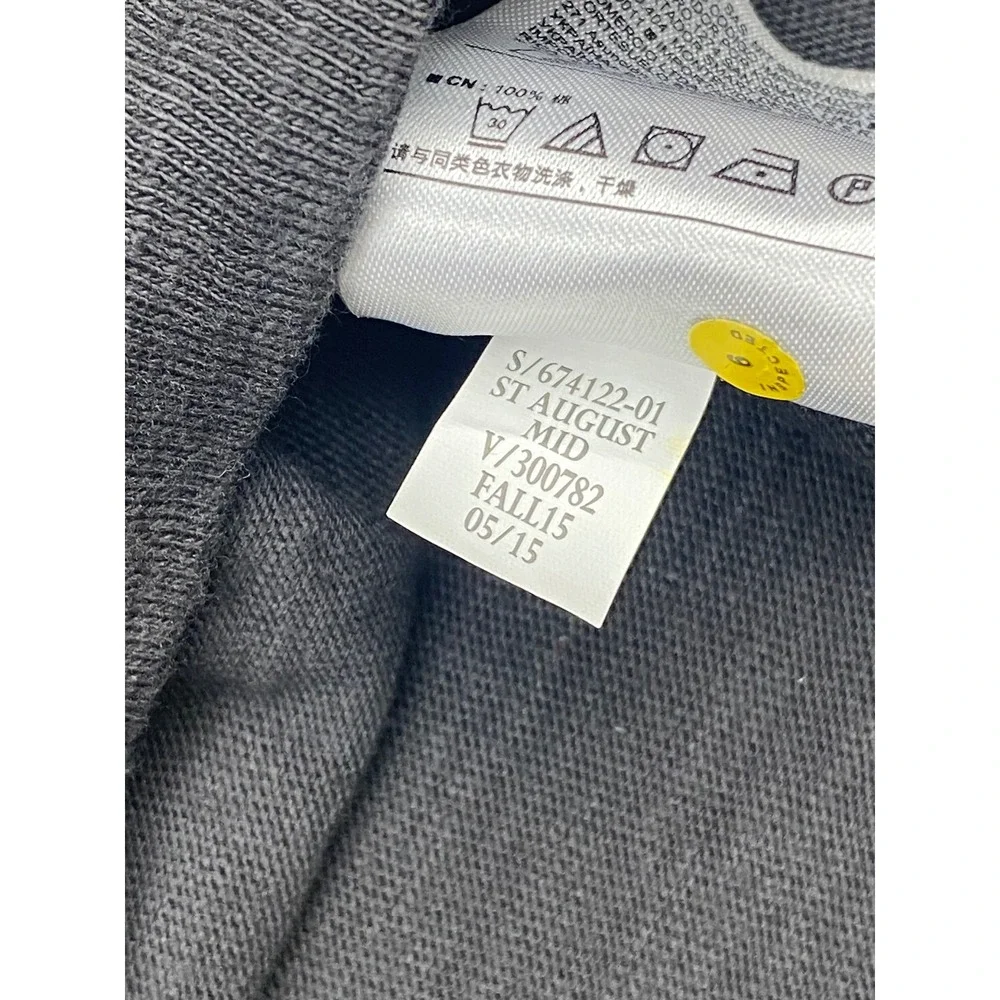 Banana Republic Mens XL Gray Slub Cotton Henley Elbow Patch Shirt